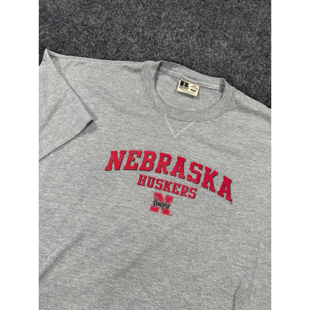 VTG Nebraska Cornhuskers Russell Athletic Pro Cotton T Shirt XXL Huskers 90s